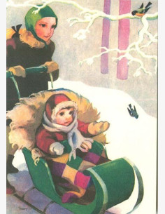 Martta Wendelin -joulukortti