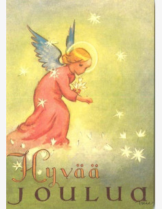 Martta Wendelin -joulukortti