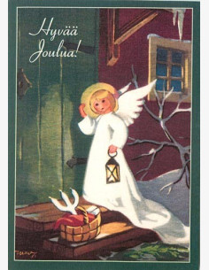 Martta Wendelin -joulukortti