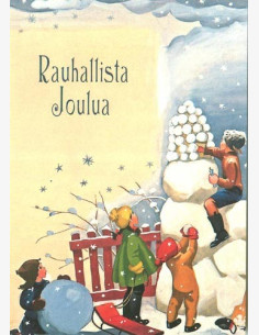 Martta Wendelin -joulukortti