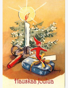 Martta Wendelin -joulukortti