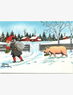 Jenny Nyström -joulukortti