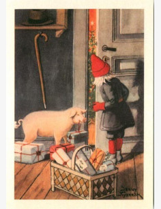 Jenny Nyström -joulukortti