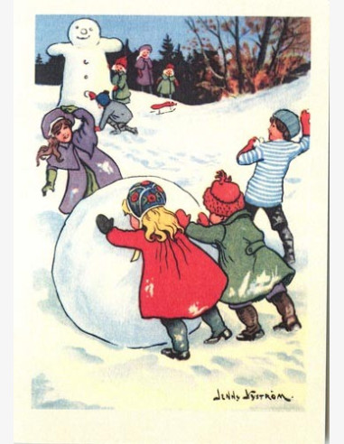 Jenny Nyström -joulukortti