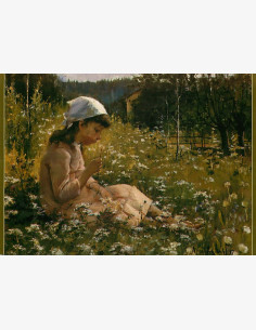 Amelie Lundahl - Tyttö niityllä / Kukkien keskellä