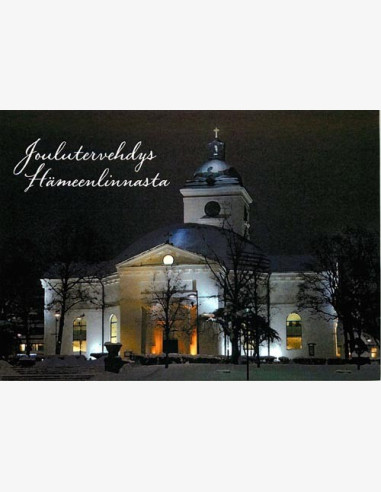 Hämeenlinna-joulukortti
