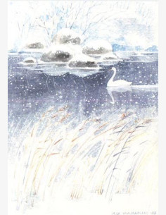 Ulla Vaajakallio -joulukortti