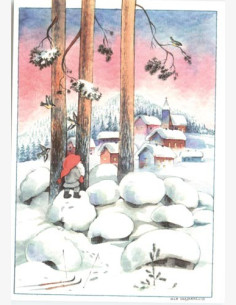 Ulla Vaajakallio -joulukortti