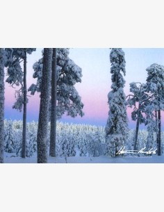 Sininen maan varjo nousee horisonttiin auringon laskettua