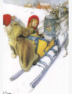 Carl Larsson -joulukortti