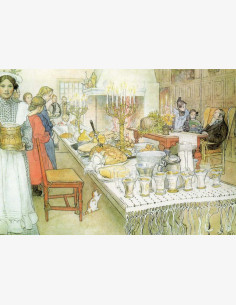 Carl Larsson -joulukortti