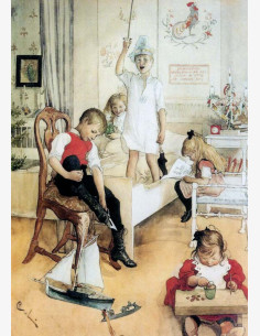 Carl Larsson -joulukortti
