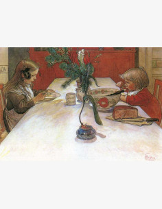 Carl Larsson -joulukortti