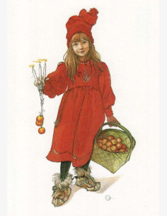 Carl Larsson -joulukortti