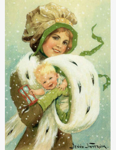 Jenny Nyström -joulukortti