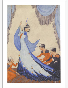 Rudolf Koivu - Prinsessan puvut - sininen leninki