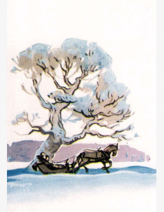 Martta Wendelin -joulukortti (2-os.)