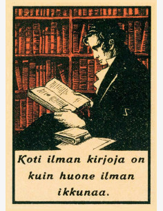 Koti ilman kirjoja on kuin huone ilman ikkunaa