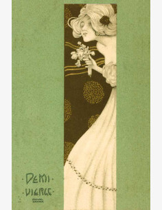 Art Nouveau -näköispainoskortti