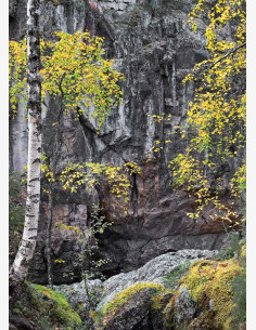 Syksyinen kalliojyrkänne, Oulankajoki