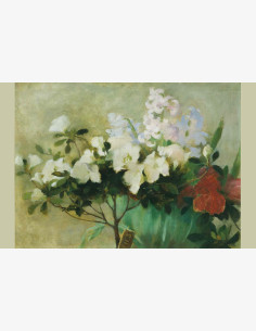 Helene Schjerfbeck - Atsalea ja hyasintteja (2-os.)