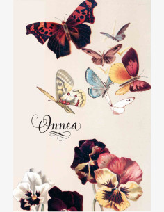 Nostalgia Onnittelu Perhoset -taitekortti (2-os)