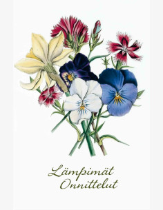 Nostalgia Onnittelu Kimppu -taitekortti (2-os)