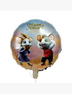 Musse ja Helium Folioilmapallo