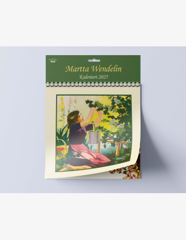 Martta Wendelin -seinäkalenteri 2025