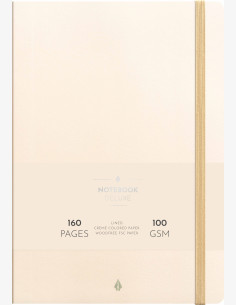 Muistikirja Deluxe B5 beige