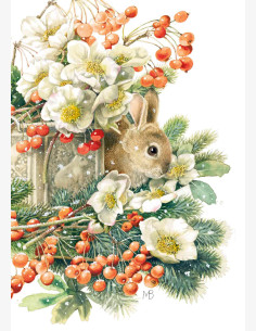 Marjolein Bastin -Nature’s Sketchbook-joulukortti
