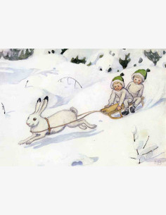 Elsa Beskow -joulukortti