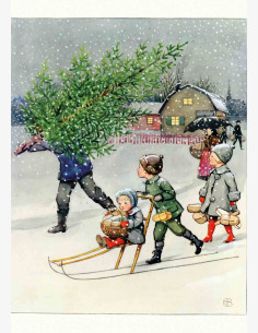 Elsa Beskow -joulukortti