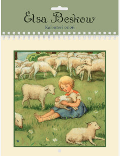 Elsa Beskow -seinäkalenteri 2026