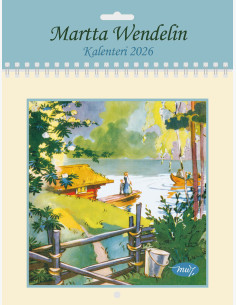 Martta Wendelin -seinäkalenteri 2026