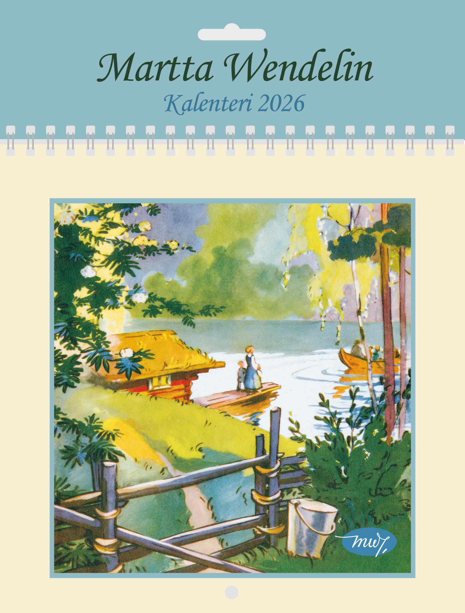 Martta Wendelin -seinäkalenteri 2026