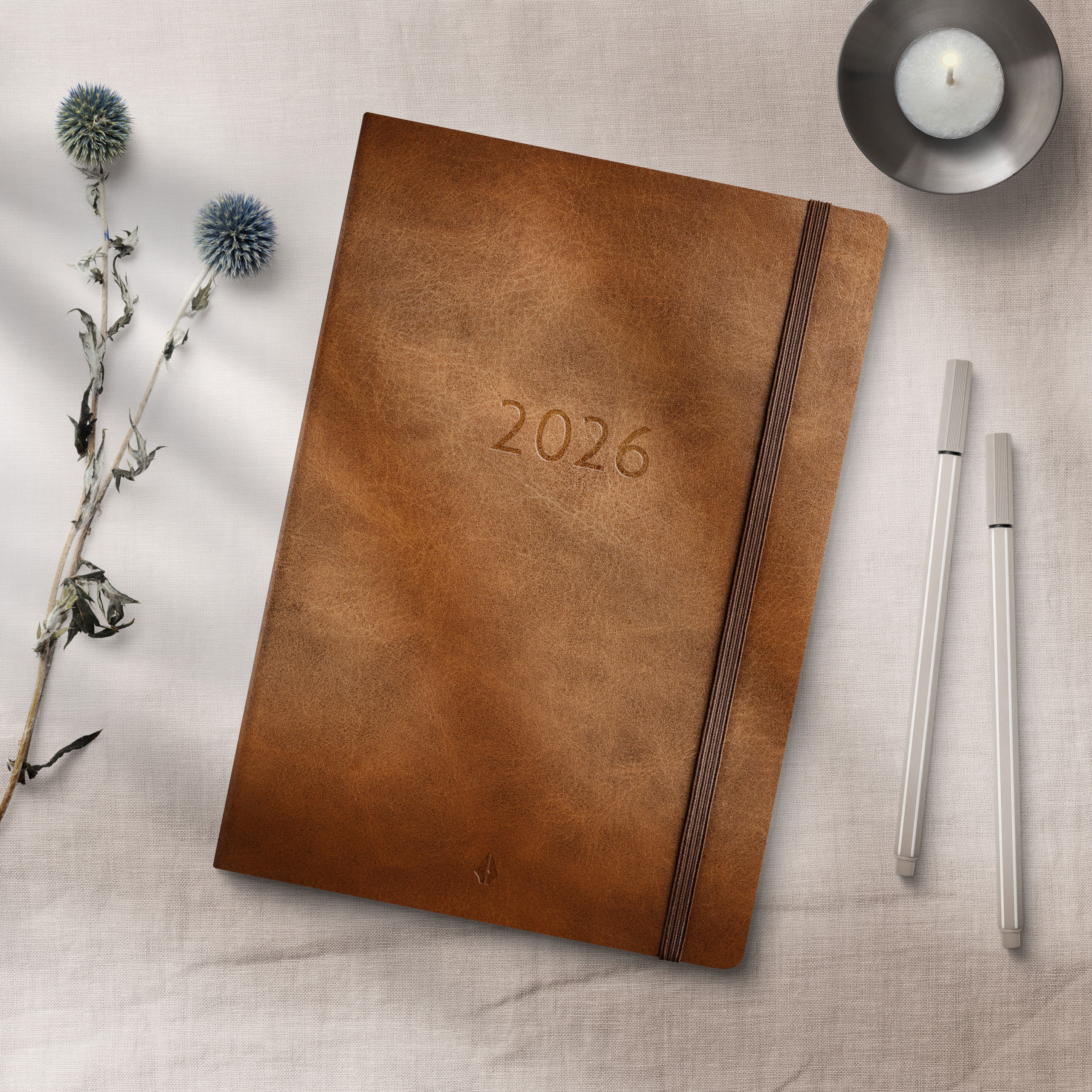 Kalenteri 2026 Business Forma Deluxe ruskea - Image 3