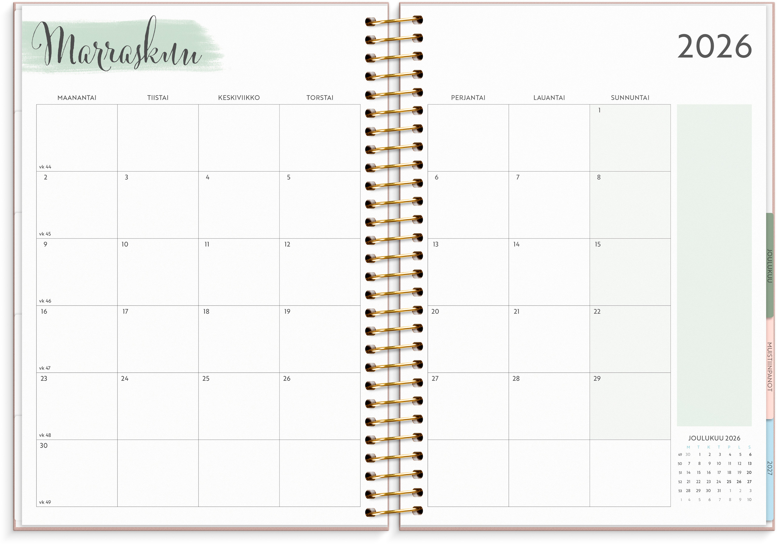 Kalenteri 2026 Life Organiser - Image 3