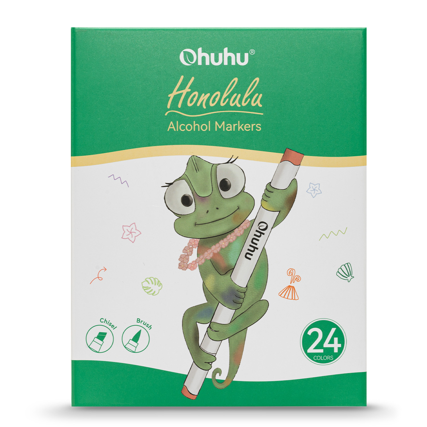 Ohuhu Honolulu tussilajitelma 24 kpl / perussävyt - Image 2